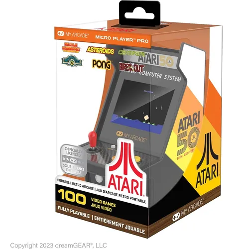 My Arcade Atari Micro Player Pro 100 Juegos Clásicos Mini