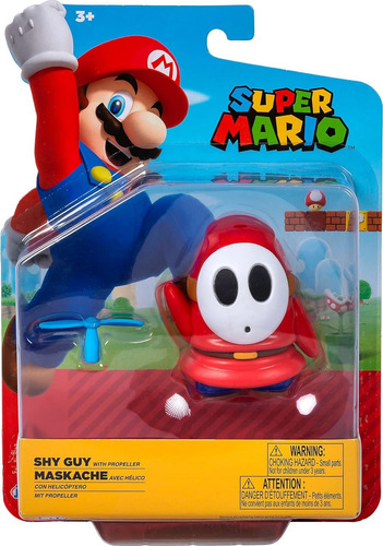 Super Mario - Shy Guy Con Helicptero Marca Jakks