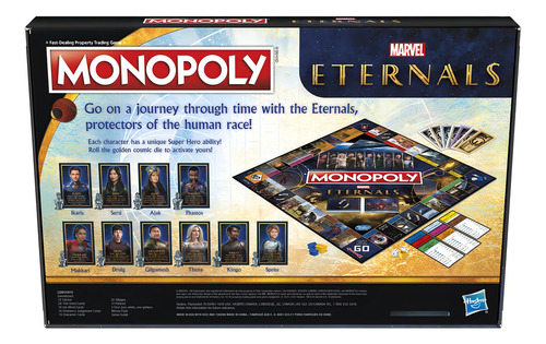 Monopoly: Edición Eternals De Studios - Juego De Mesa Para