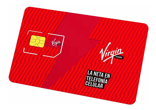 Chip Virgin Mobile Con Recarga De 150 Pesos Incluida