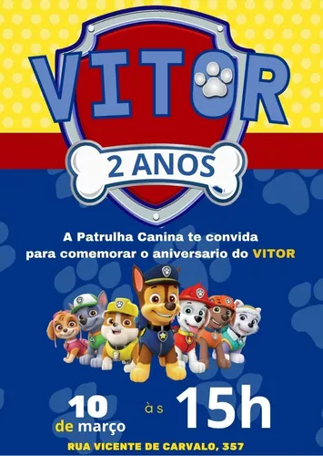 Convite Virtual Patrulha Canina