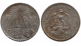 Moneda De Plata 10 Centavos 1926 Mexico