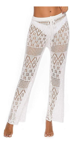 Pantalones Para Cubrir El Bikini Crochet Net Hollow Outbeach