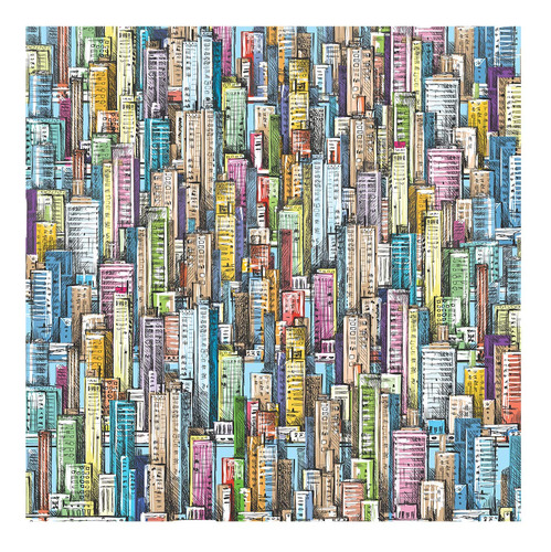 Bgraamiens Puzzle-rascacielos Sea-1000 Piezas Sketch Colorid