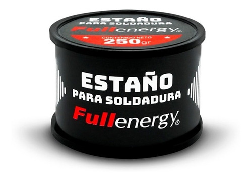 Imagen 1 de 3 de Estaño Rollo 250 Gramos 0.7mm Fullenergy 60/40 Para Soldar