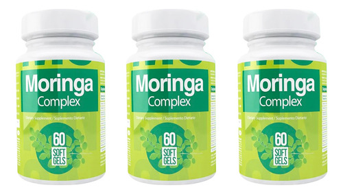 Moringa Complex 3 X60 Cap + Reg - Unidad a $606