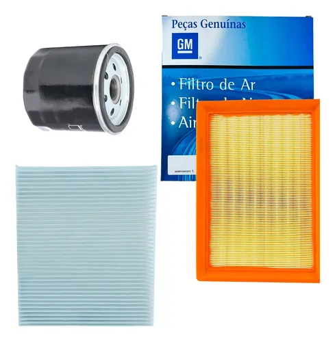 Kit Filtro Aceite Aire Habitaculo Onix 1.4 Joy 2015 2016