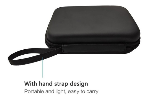 2 Piezas Mini Bolsa de Transporte Caja de EVA Kit de Herramientas de Bricolaje para Almacenar Juegos de Bobinas Cortadores de Alambre Tijeras Destornillador Cigarrillos Electr/ónicos Negro