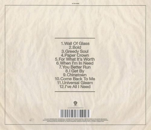 Liam Gallagher - As You Were- producido por Warner