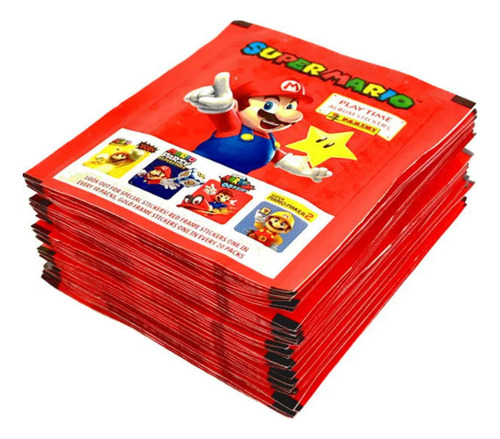 Álbum Super Mario 2025 + 10 Sobres. Original Panini.
