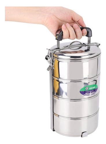 Fiambrera Gruesa De Acero Inoxidable Multicapa Para Comida.