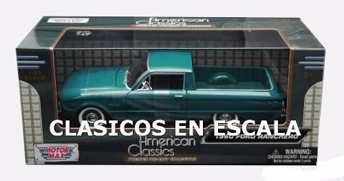 Carro/Camioneta en miniatura Ford Ranchero 1960 1:24 color azul