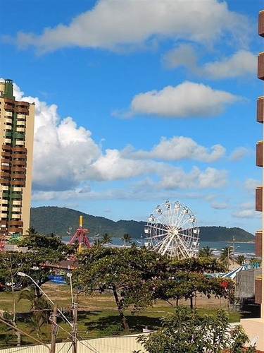 Imagem 3 de 15 de Apartamento Com Um Dormitório, Sala Com Varanda, A 100m Da Praia. - Nff32