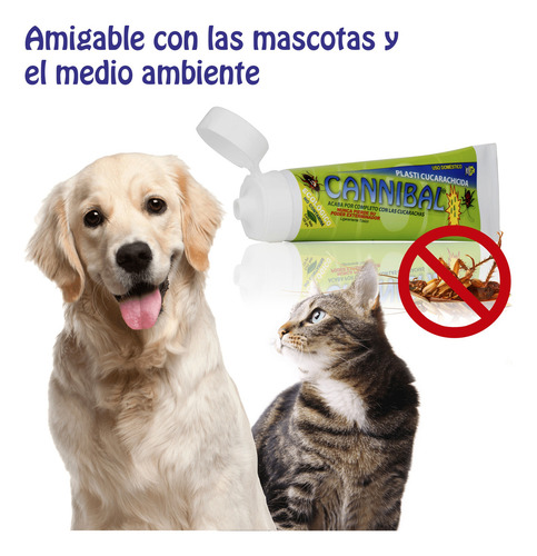 3pz Veneno Mata Cucaracha Cannibal No Toxico Exterminador Tu