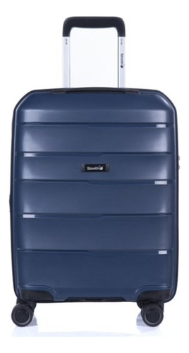 Valija Carry On Slooth Polipropileno Tsa Expansible Color Azul Petróleo Evolution Pro