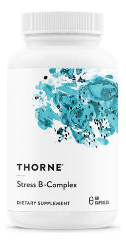 Thorne Stress B-complex  Vitaminas B2, B6, B12 Y Folato En F