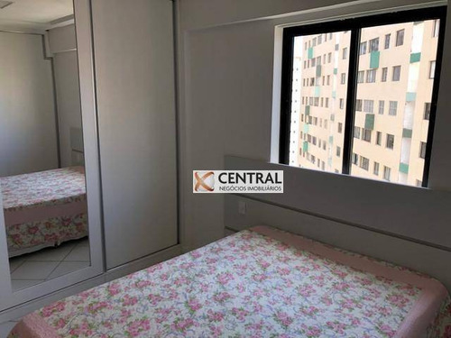 Apartamento Mobiliado Com 1 Dormitório Para Alugar, 59 M² Por R$ 1.900/mês - Pituba - Salvador/ba - Ap2532