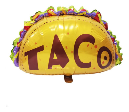 Globo Metálico Taco Fiesta 73x60 Cm
