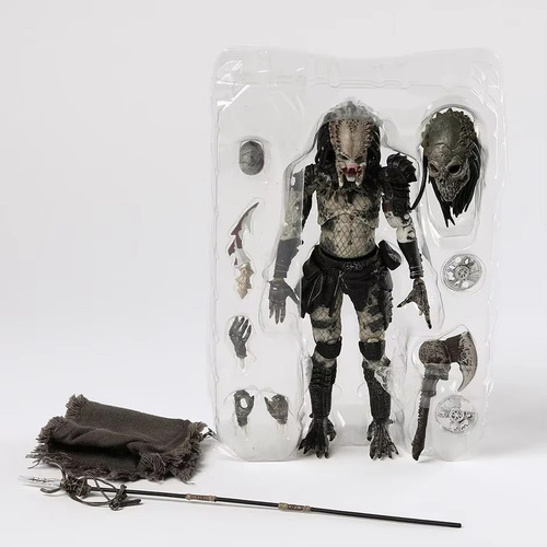 Figura De Acción Neca Ultimate Shaman Predator, Modelo De Ju