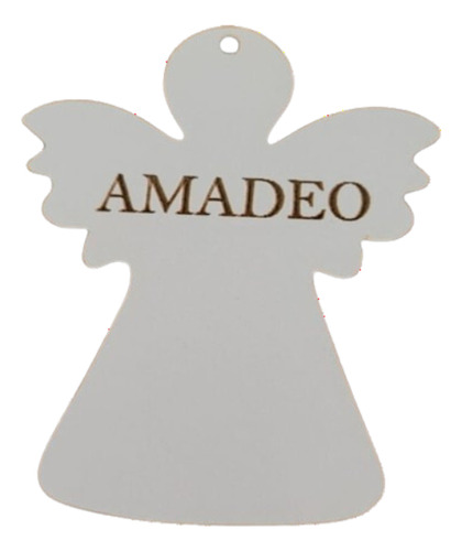 Souvenirs Angelitos Mdf Perzonalizados  10 Unidades  