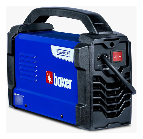 Máquina de solda inverter Boxer Flama 161 BV azul e preta 110V/220V