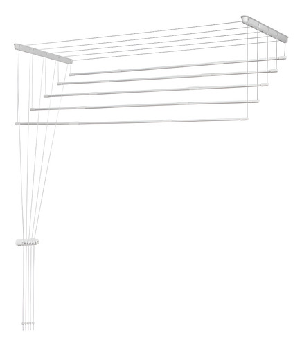 Tendedero Techo Regulable Ropa Plegable Retráctil Reforzado