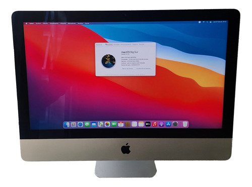 Imac 2014 A1418 Emc 2805, I5, 8 Gb Ram, 240 Gb Ssd, Led 21.5 Plateado (Reacondicionado)