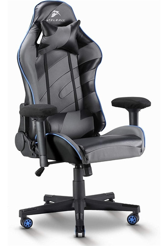 Silla De Juego Giratoria Ajustable Y Ergonómica Reposabrazos