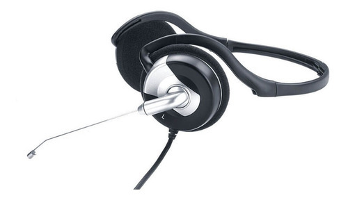 Headset Genius Hs-300n Dobrável C/ Fio - 31710146100 Cor Preto