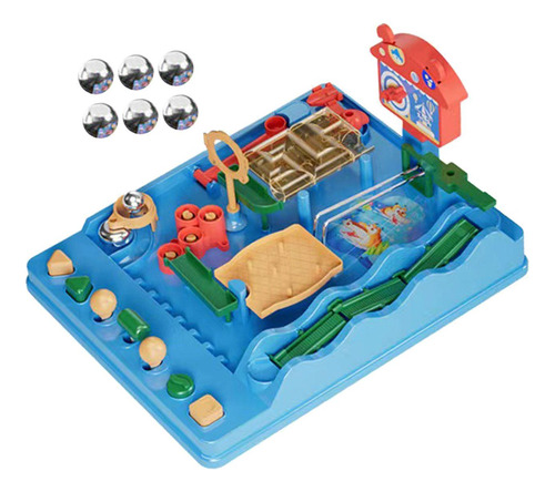 Pista De Carreras De , Juego Familiar, Mejora Las Azul