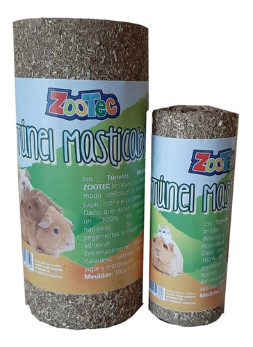 Imagen 5 de 6 de Tubo Masticable De Alfalfa Para Cobayos Grande Zootec Roedor