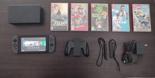 Nintendo Switch 32 Gb Con 5 Juegos Fisicos!