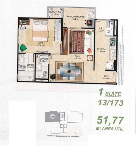 Imagem 8 de 8 de Apartamento Dormitório (suíte) No Predio Com A Melhor Área De Lazer Da Aviação - Gim6023762