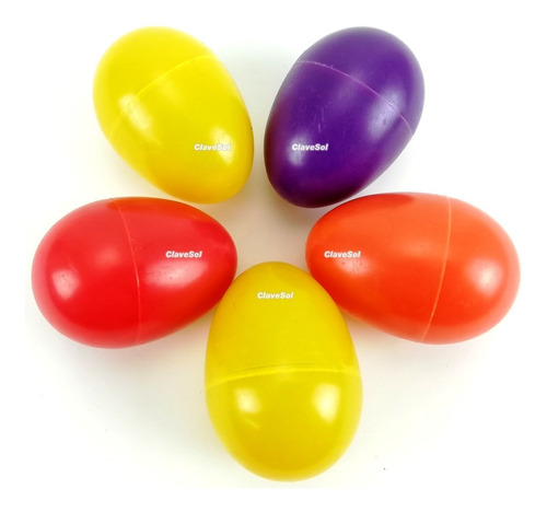 2 Huevos Egg Percusiones Efecto Shaker De Colores Th