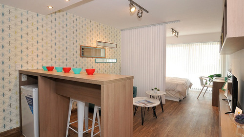 Imagen 5 de 13 de Apartamentos De 1 Dormitorio Y Monoambientes En Pocitos