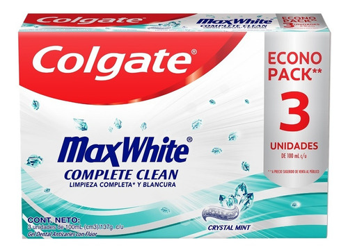 Crema Colgate Max White X3 - g a $67