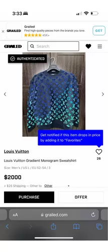 Las mejores ofertas en Sudaderas de Louis Vuitton para hombres