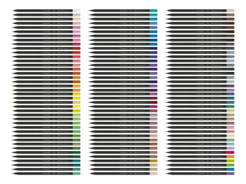 Lápiz de color redondo Supersoft de 120 colores en lata - Pack Co