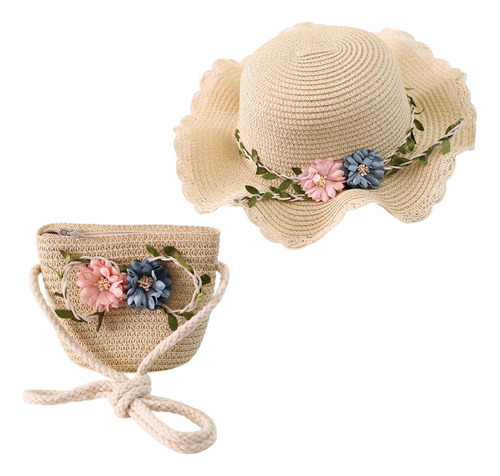 Sombrero De Sol Para Niños, Gorro De Playa, Bolso De Mano