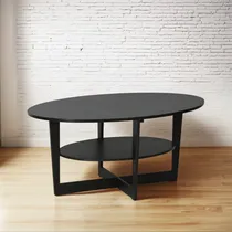 Comprar Mesa De Centro Ovalada, Multinivel - Furinno