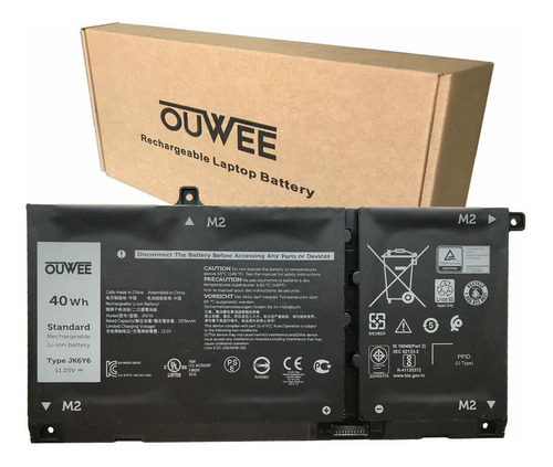 Bateria Jk6y6 Para Dell Latitude 3410 3510 Vostro 5300 5401