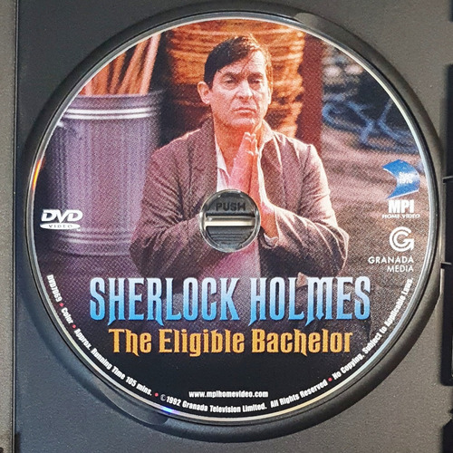 Dvd Sherlock Holmes The Eligible Bachelor Jeremy Brett