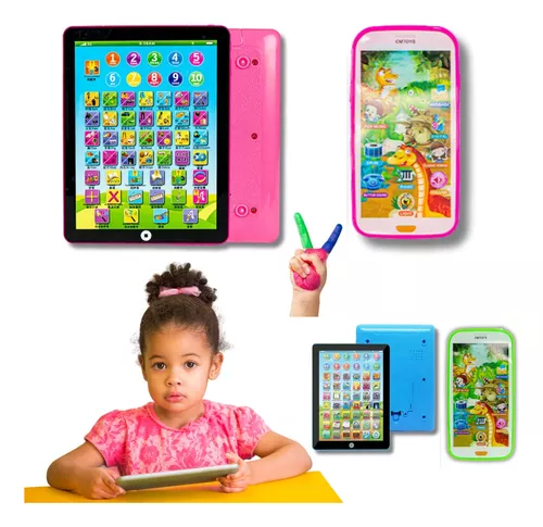 Kit Educativo 3 Brinquedos Interativo 1 A 2 Anos Infantil - R$ 69,9