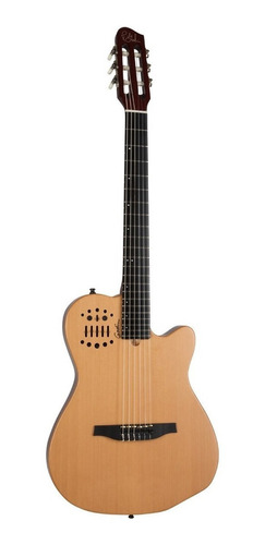 Imagen 1 de 2 de Guitarra criolla clásica Godin Multiac ACS para diestros natural