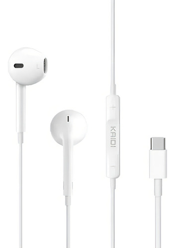 Fone Kaidi Tipo-c Com Microfone Kd-729 Branco