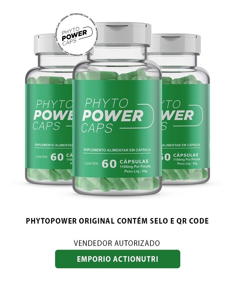 Phyto Power caps Original Emagrecedor Natural Promoção Mercado Livre