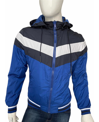 Chamarra Doble Vista Impermeable Nylon Premium De Hombre