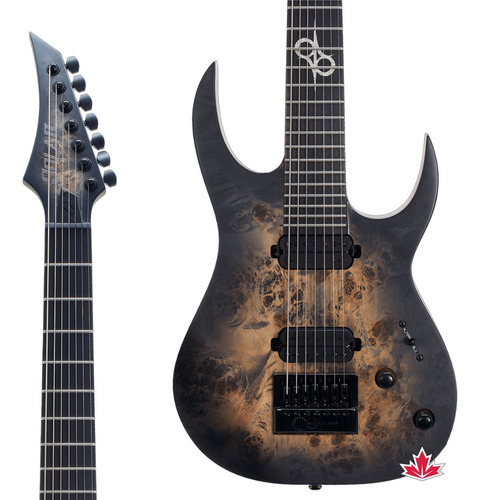 Guitarra 7 Cordas Solar Poplar Burst Matte S1.7pb