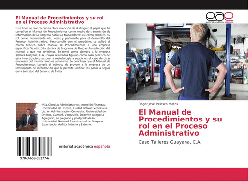 Libro: El Manual De Procedimientos Y Su Rol En El Proceso Ad