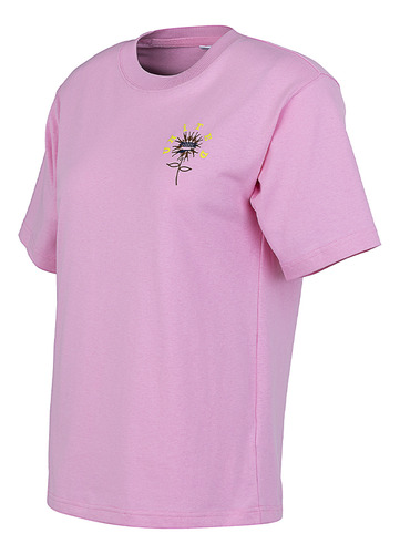 Remera Puma Downtown Relaxed Mujer Rosa Solo Deportes